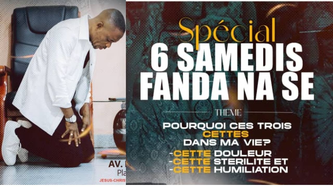 PASTEUR DE LA FOI  - 6 SAMEDI DE PRIERE VANDA NA SE DU SAMEDI 20/09/2025