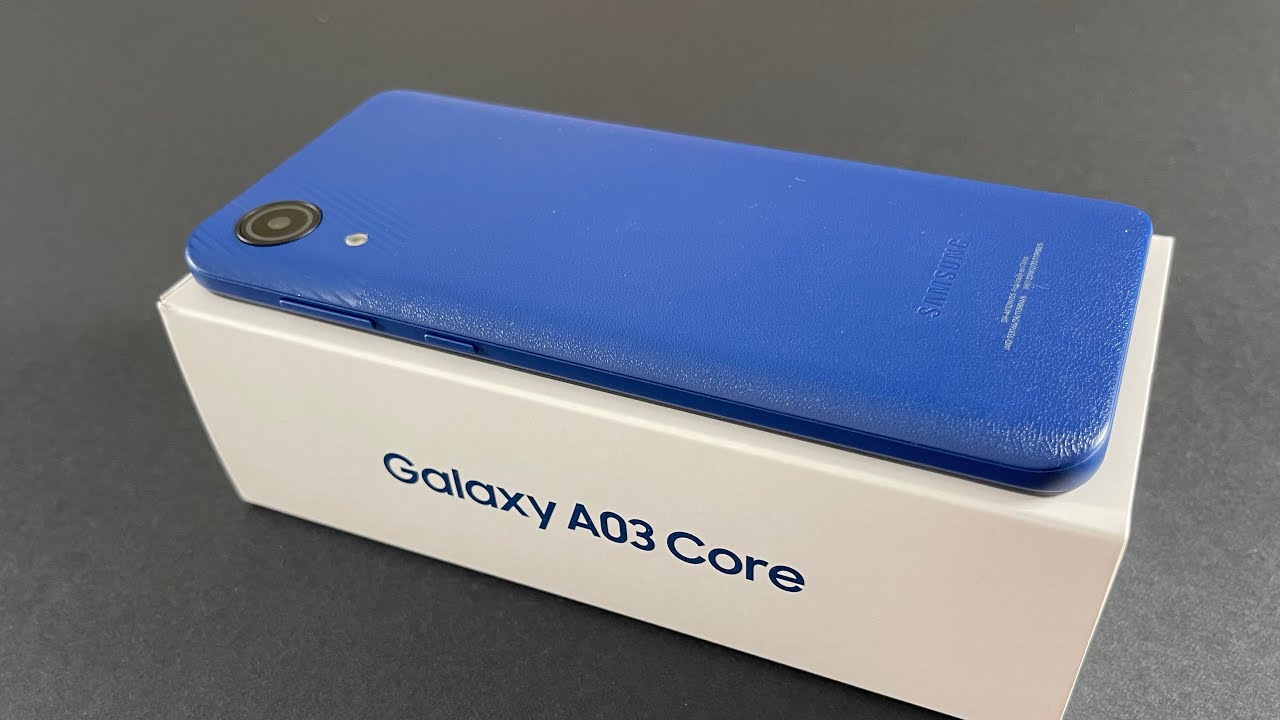 Unboxing SAMSUNG Galaxy A03 Core - Blue