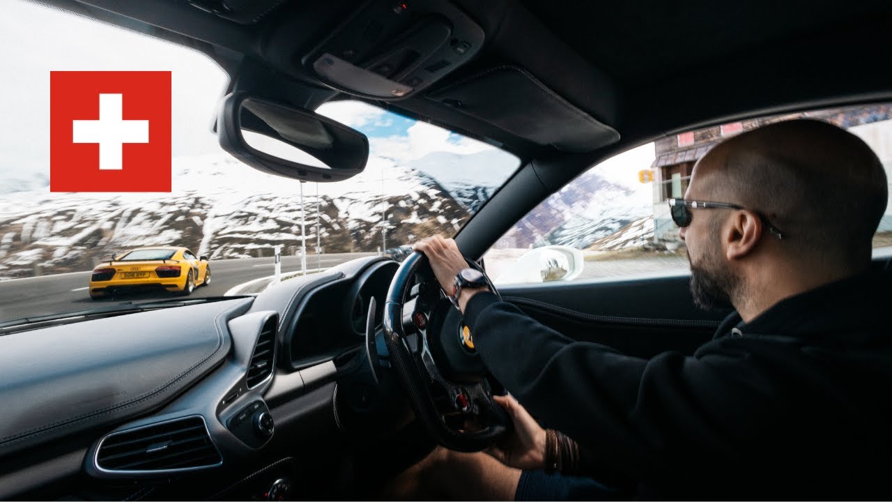 4 Supercars VS The Swiss Alps