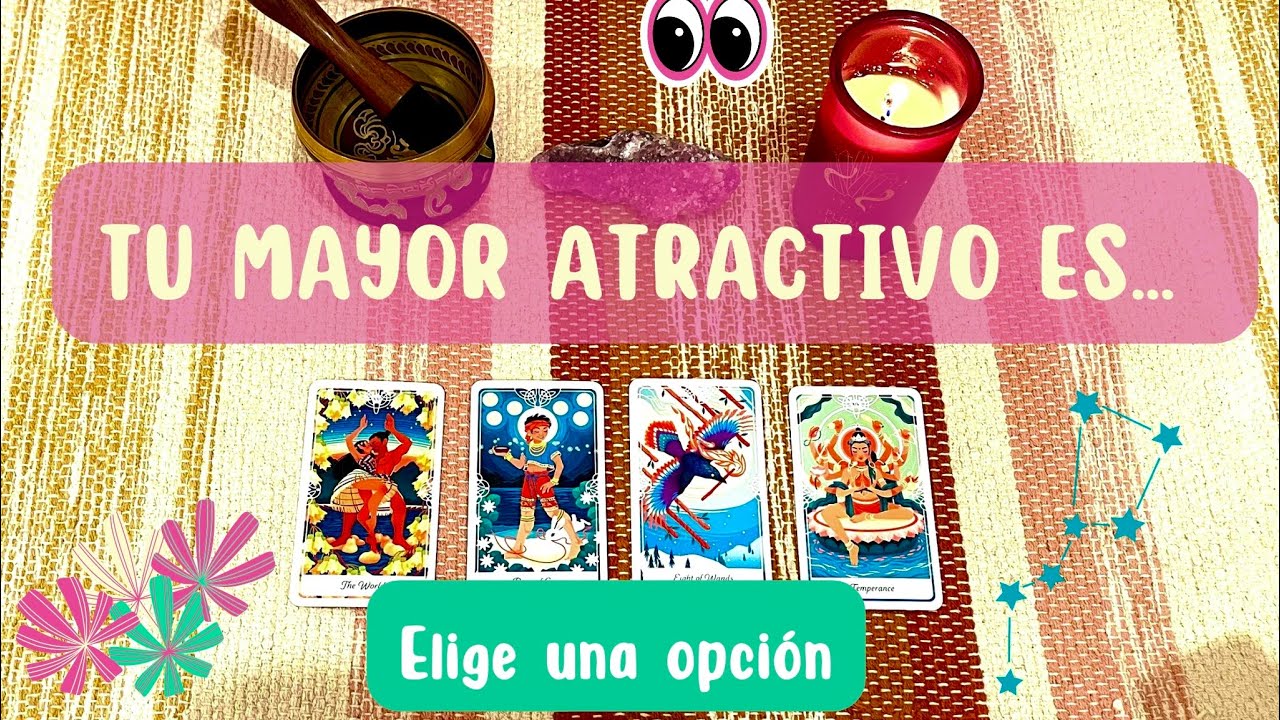 Tu MAYOR atractivo 🤩😮✨ELIGE UNA OPCION- Tarot Interactivo Atemporal 🔮