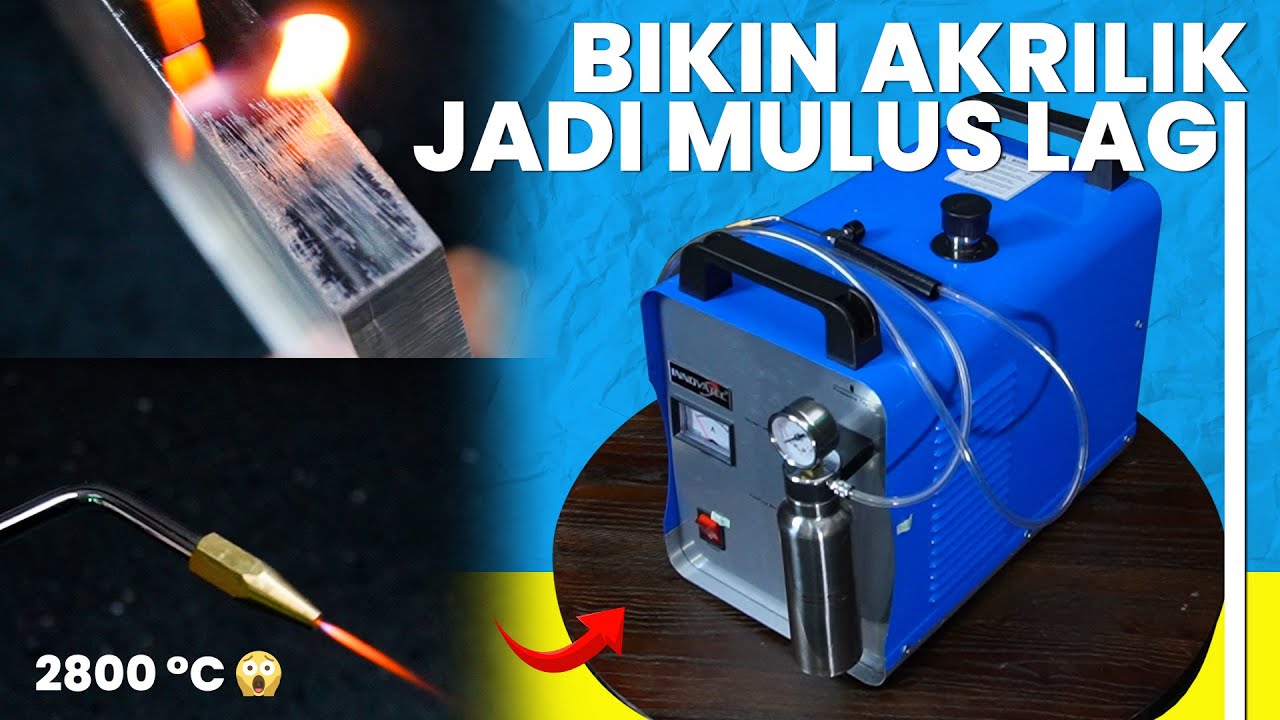 Bikin Hasil Potongan Akrilikmu jadi Mulus dan Bening Lagi Pakai Mesin Kecil ini....!!!