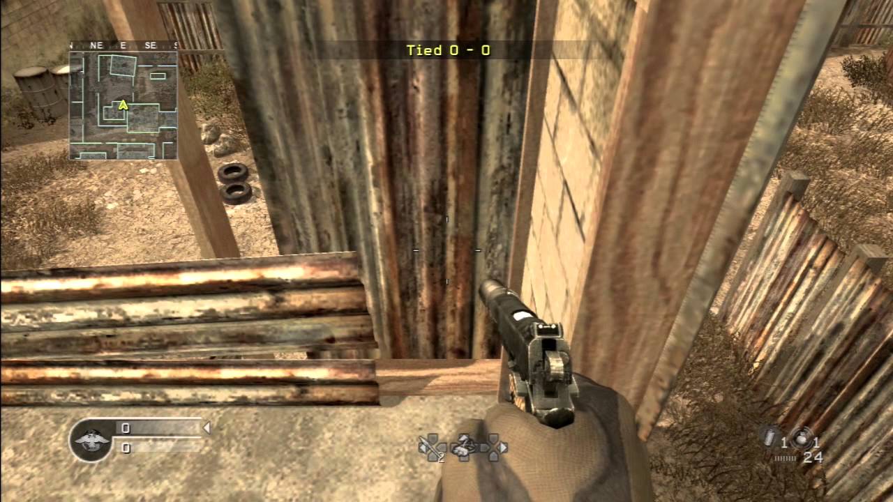 COD 4 - Backlot (Solo Online Multiplayer Spots, RPG Jumps, Glitches and Out Of Map)