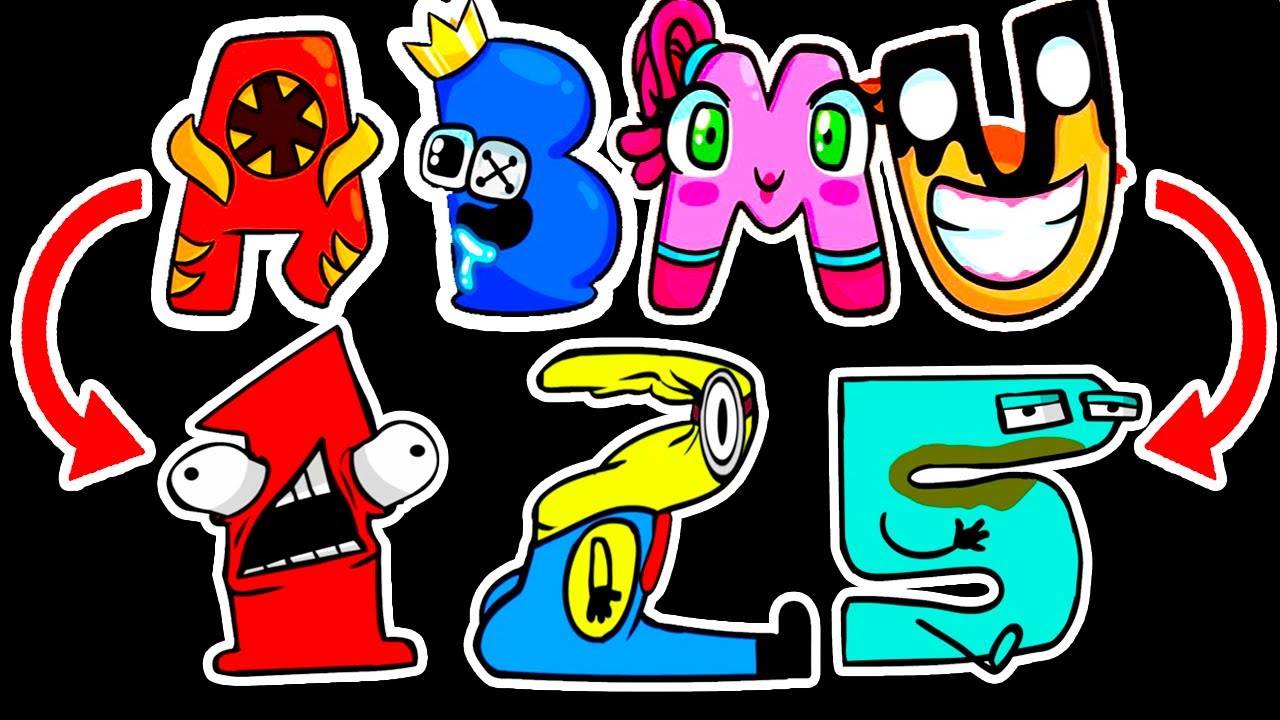Alphabet Lore, but FUNNY MEMES and NUMBER LORE !