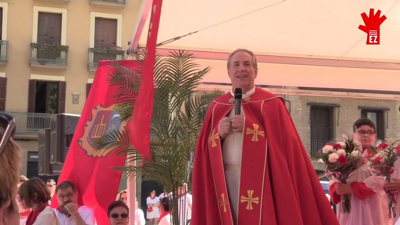 SAN FERMINAK 2024 I  Haurren lore eskaintza San Fermini