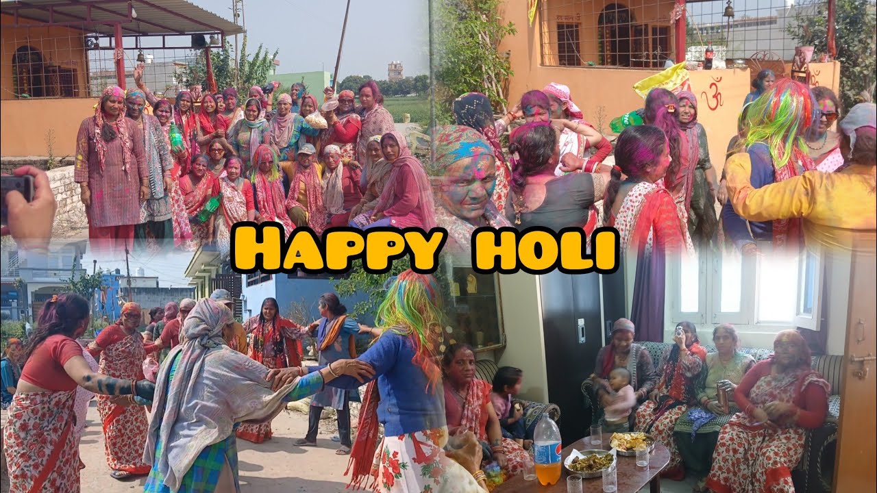आप सभी को हैप्पी होली ll holi special vlog ll Rukma Devi Vlog 