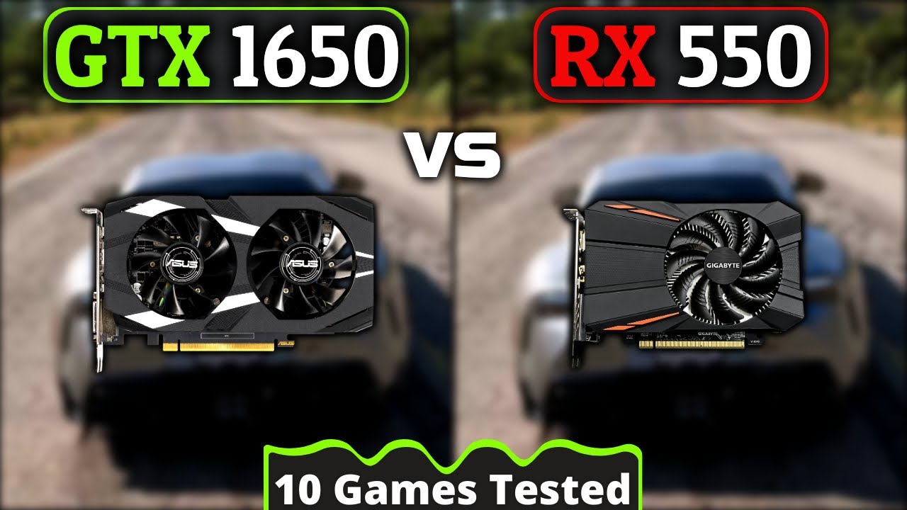 RX 550 Vs GTX 1650 | How Big Is The Difference?? | 10 Games Tested
