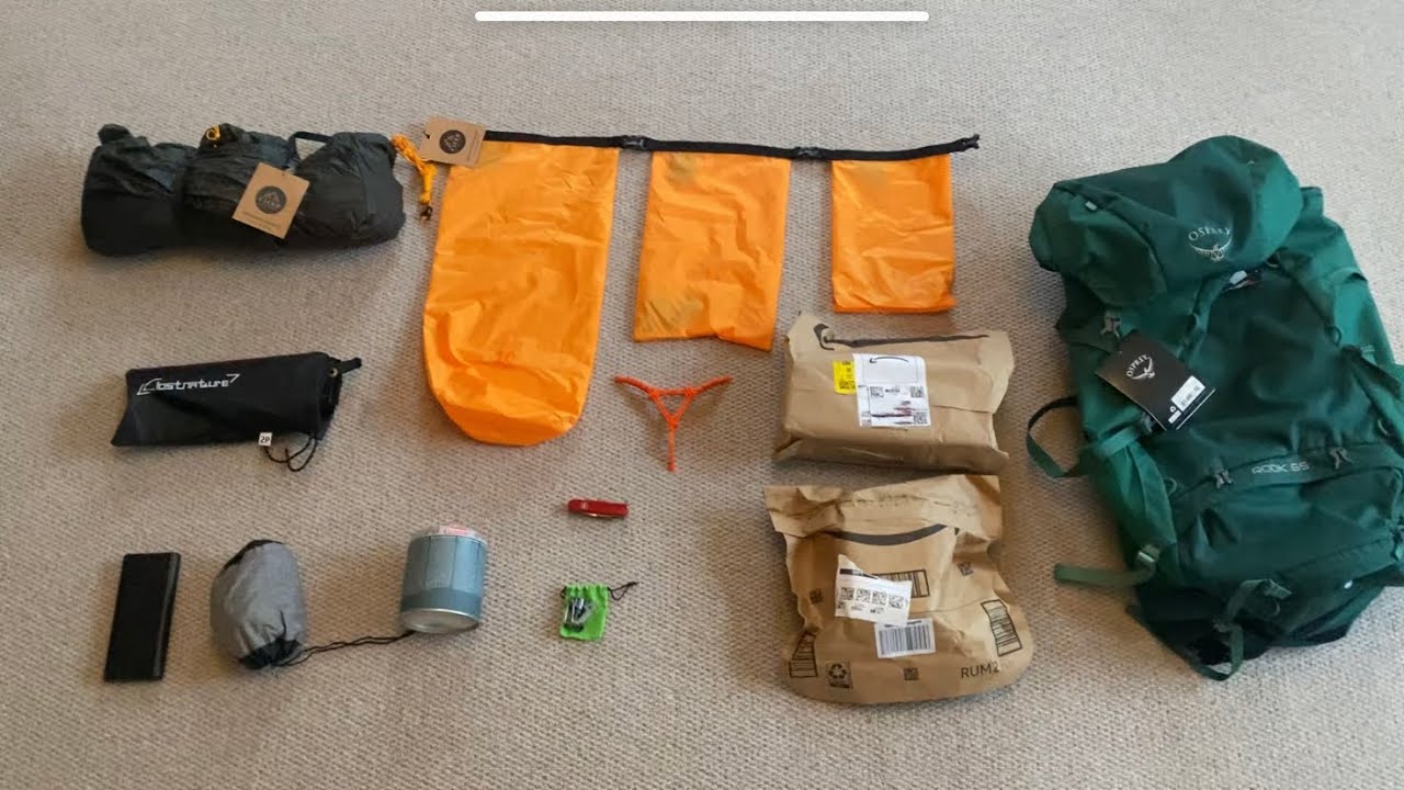 Unboxing more wild camping gear 