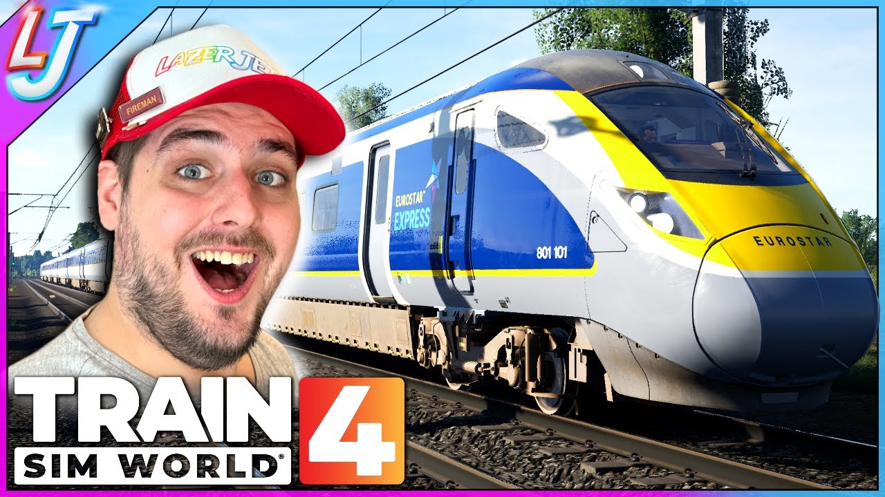 Я СДЕЛАЛ Eurostar! | Train Sim World 4 (Пользовательская ливрея)