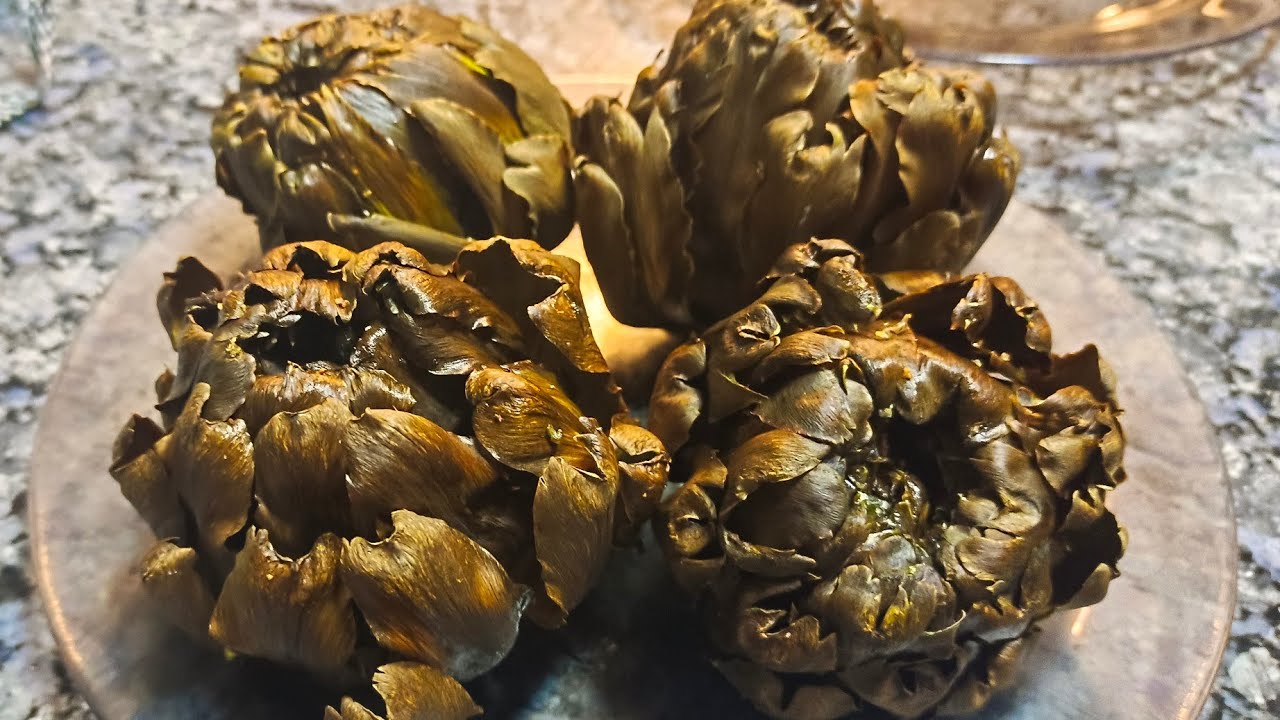 Como hacer alcachofas en freidora de aire