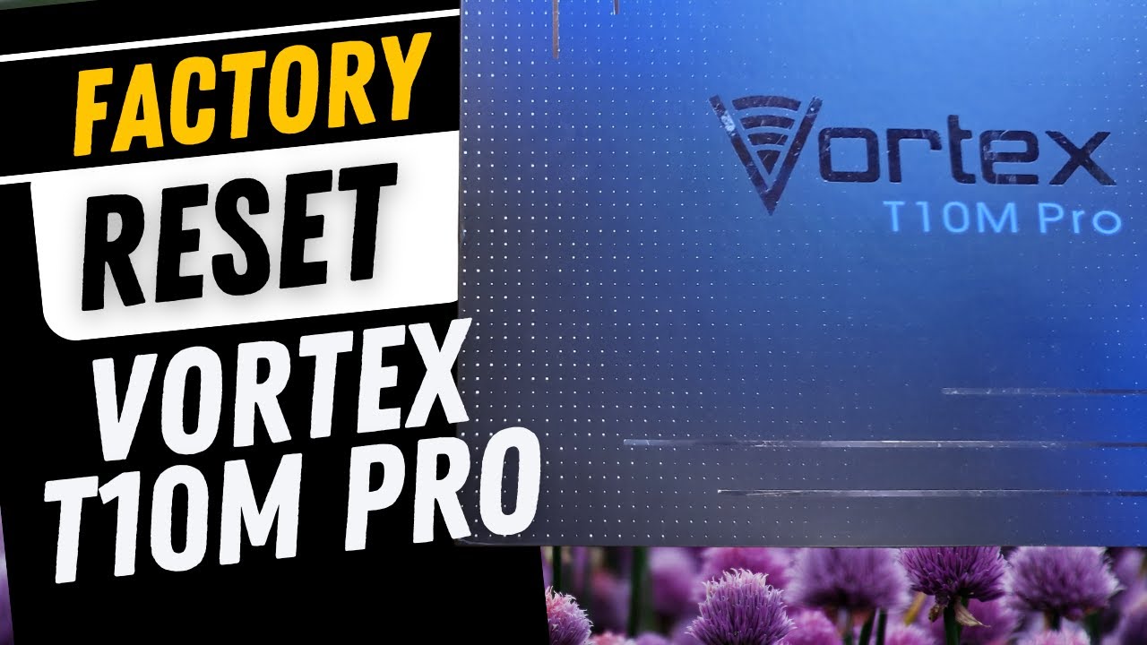 How to Factory Reset Hard Reset Vortex Tablet T10M Pro