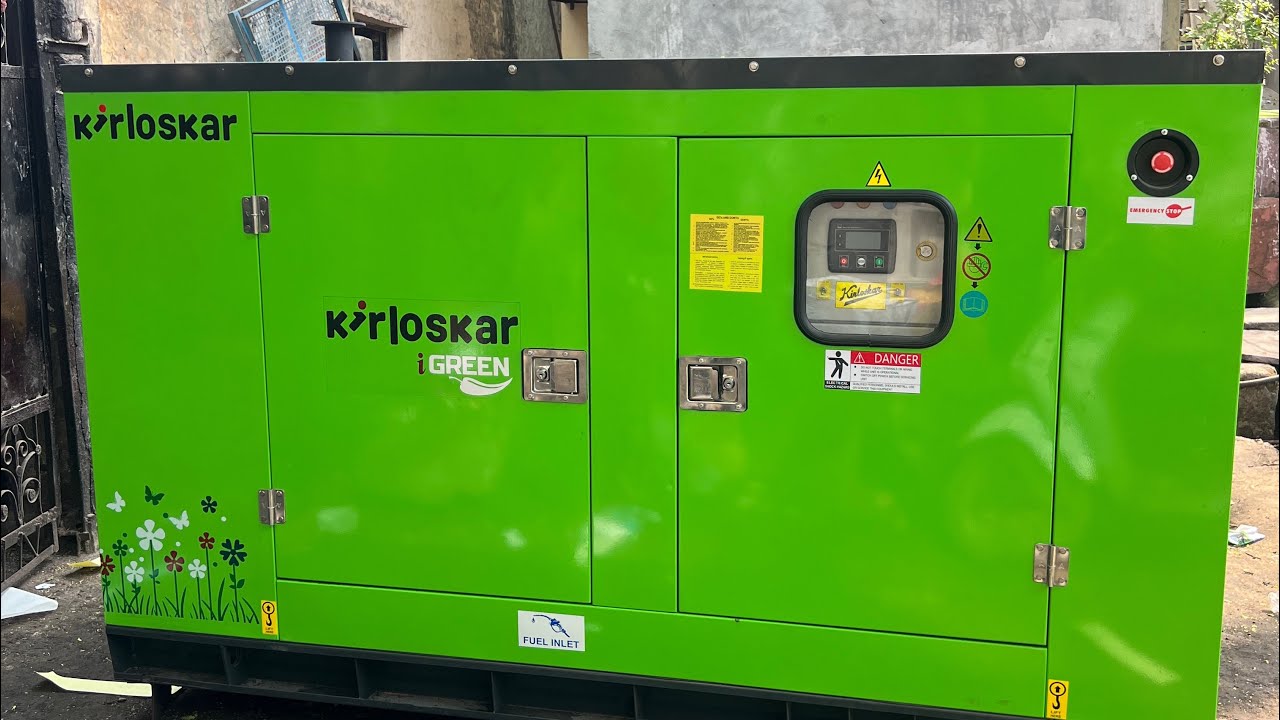 62.5kva Kirloskar Refurbished Silent Generator with full load and sound testing Himachal delivery