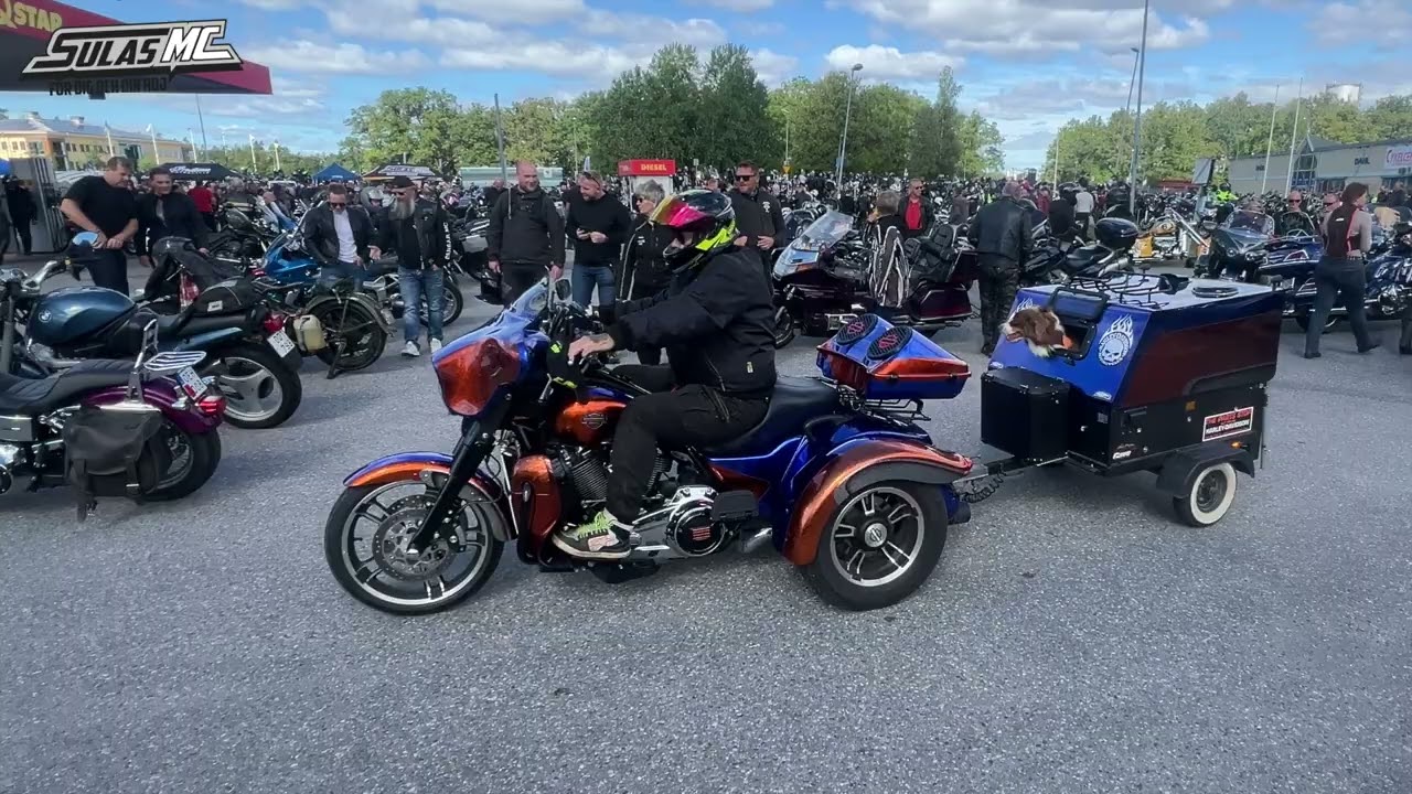 Mälaren Runt 2025 hos Sulas MC | Tiotusentals motorcyklister & full fart på eventet!