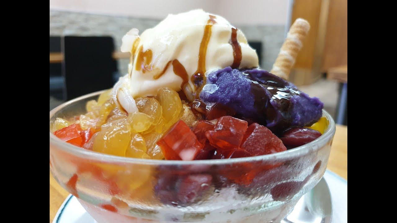 Halo halo sa mainit na panahon