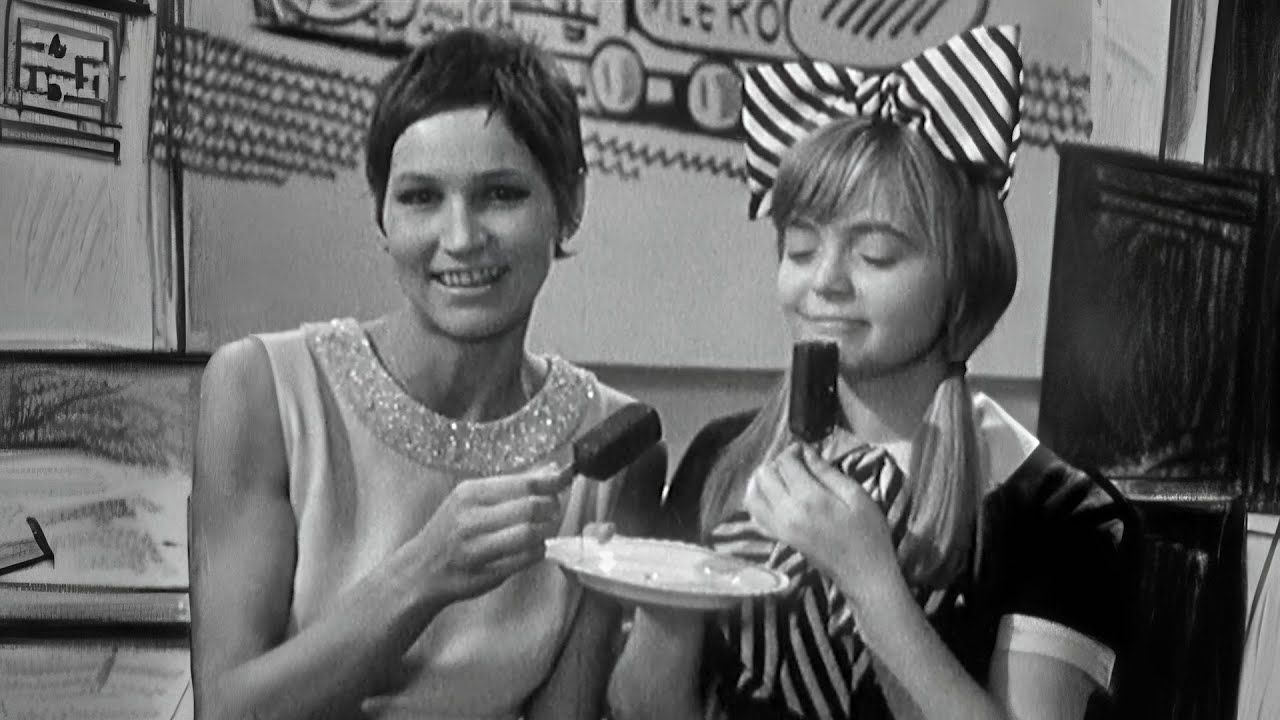 Marta Kubišová, Václav Neckář a další - Směs písniček (a dortová bitva) z dětského Silvestra (1967)