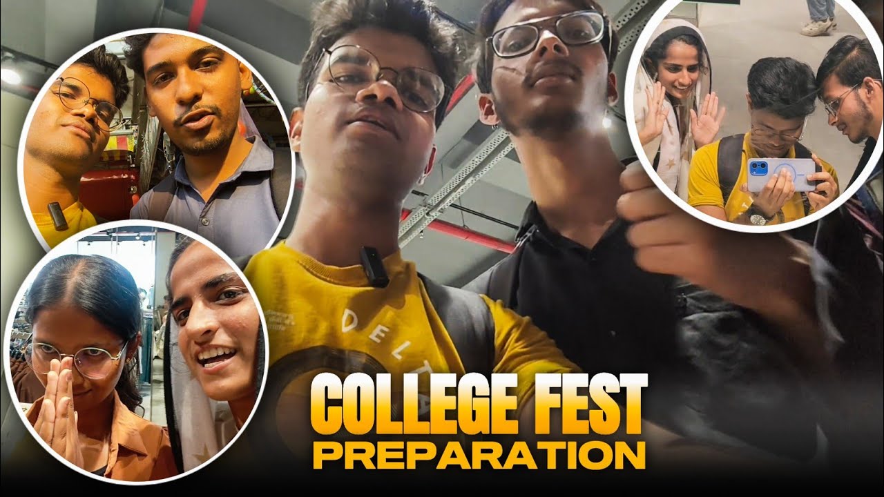 College Fest Preparation with Friends | Shopping, Food & Fun