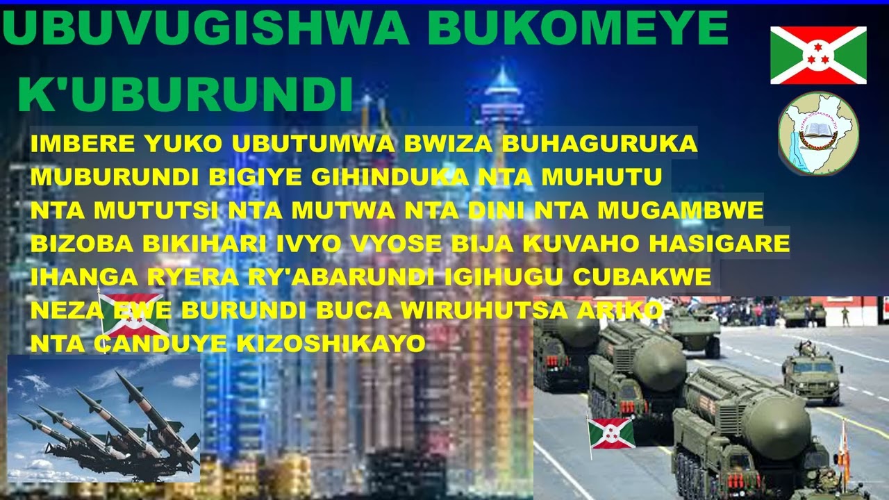 UBUHANUZI KUGIHU C'UBURUNDI. NTA MOKO NTA MIGAMBWE NTANAMA DINI .IVYO BIGIYE KUVA MUBURUNDI 