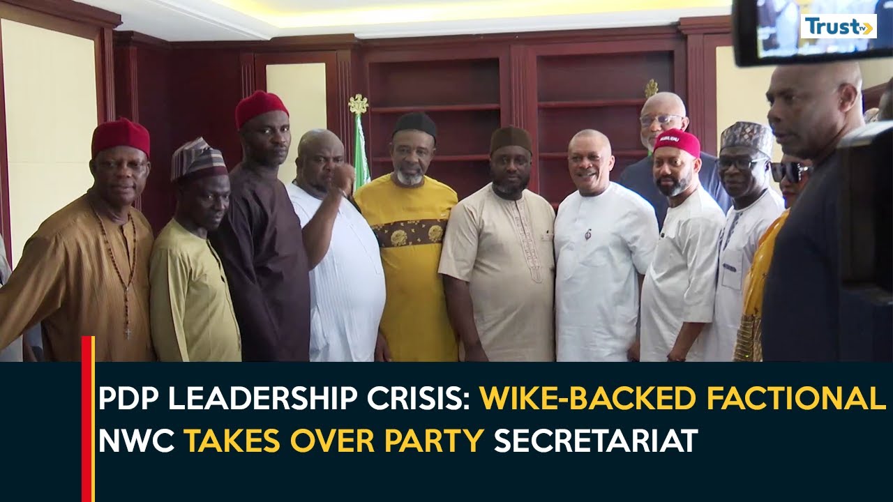 PDP Leadership Crisis: Wike-Backed Factional NWC Takes Over Party Secretariat