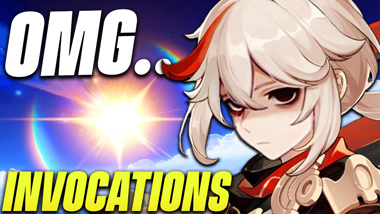 J'INVOQUE JUSQU'À SA C6... Invocations HEIZOU et KAZUHA - Genshin Impact