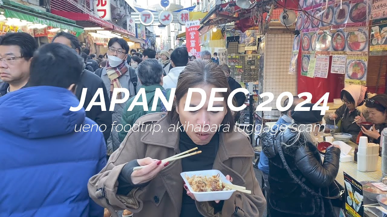 JAPAN VLOG: GINZA EXPERIENCE | UENO'S AFFORDABLE and DELICIOUS FOODTRIP | AKIHABARA LUGGAGE SCAM