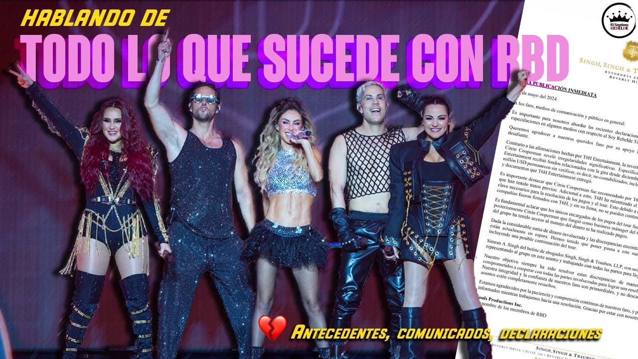 LA VERDAD DE LO QUE SUCEDE CON RBD, SUS INTEGRANTES Y GUILLERMO ROSAS 🔥 Comunicados, gira y robos