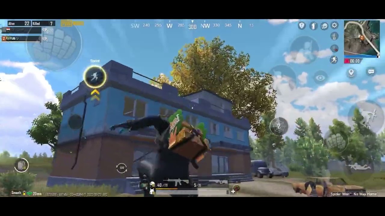 Erangle Duo V Squads spiderman mode no way home - pubg Mobile