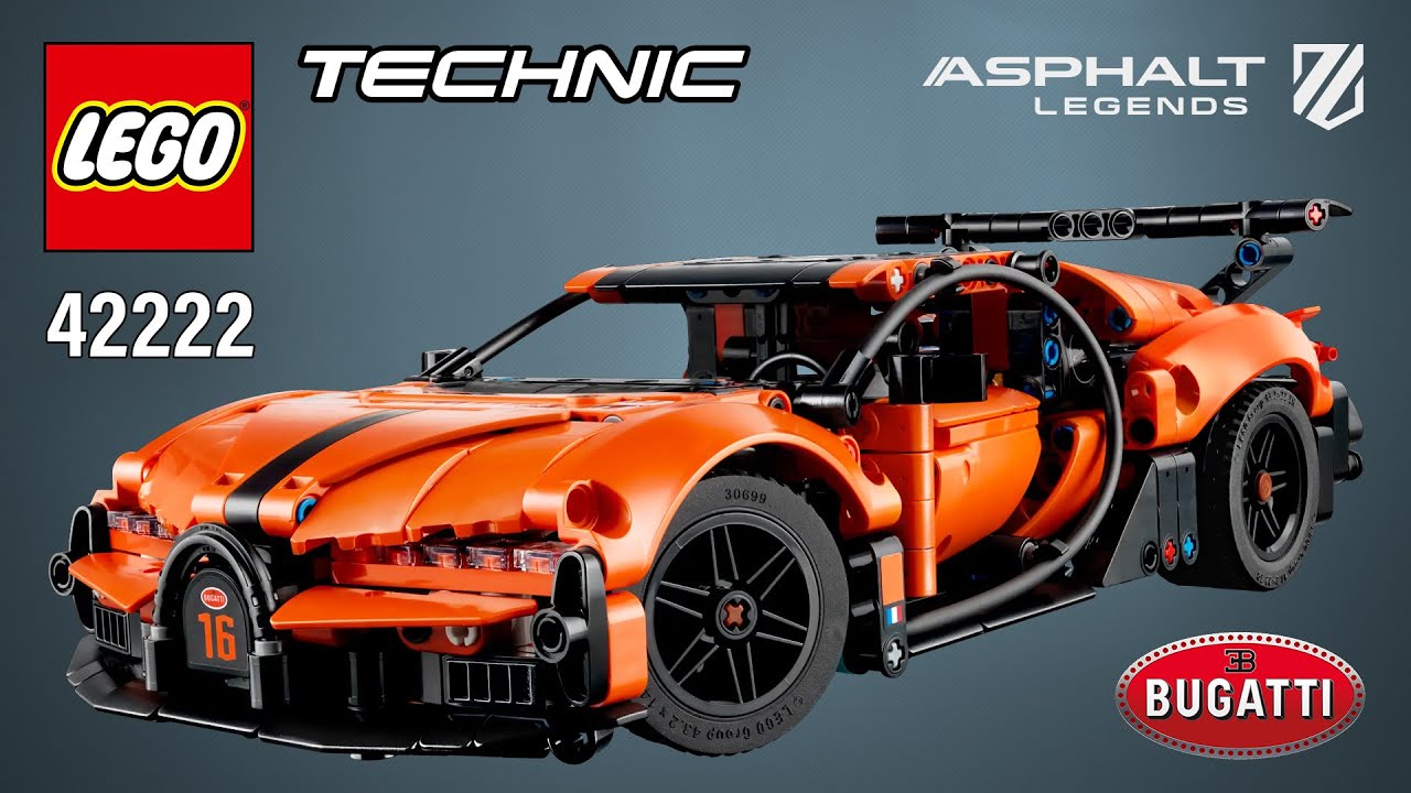LEGO Technic Bugatti Chiron Pur Sport Hypercar (42222) [771 деталь] Пошаговая инструкция по сборке