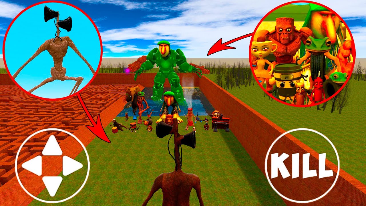 ALL NEW ITALIAN AI BRAINROT MEMES vs SIREN HEAD - EPIC Battle in Garry&rsquo;s Mod!
