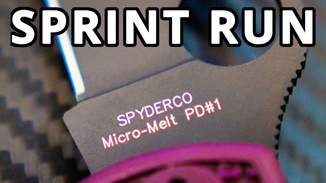 НОВАЯ сталь в этом спринтерском забеге Spyderco 2024... Что такое Micro Melt PD#1?