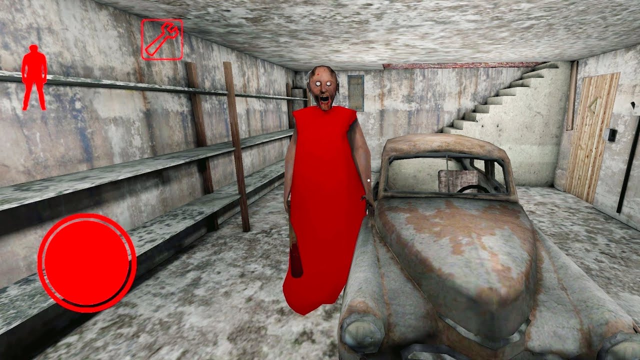 Granny playing as a { RED MOD }❣️