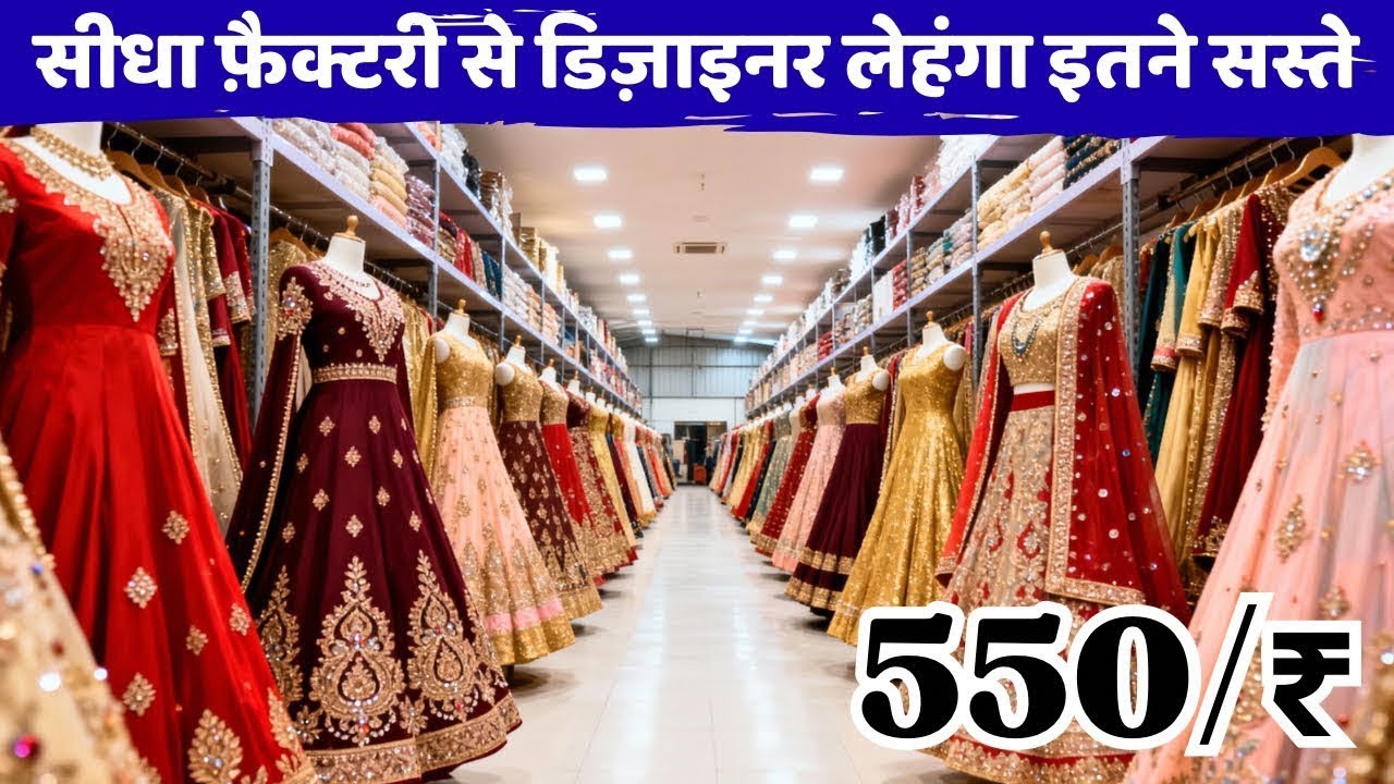 Shaadi Special Lehenga Wholesale | Direct Factory Rate | Bridal Lehenga Wholesale Market |