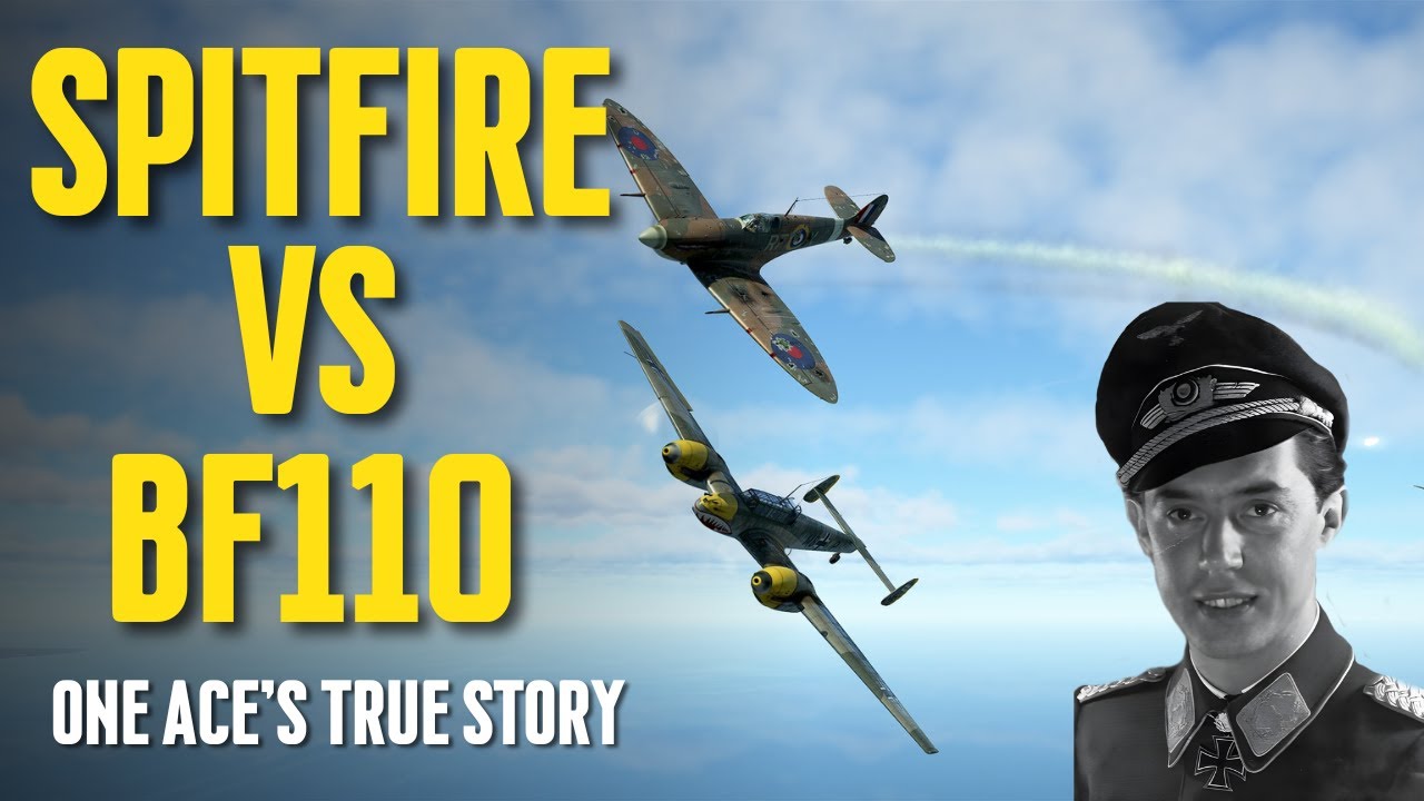 IL2 Great Battles | BF110 vs Spitfire | Hans Joachim Jabs: The Zerstorer Ace Who Defied the Odds