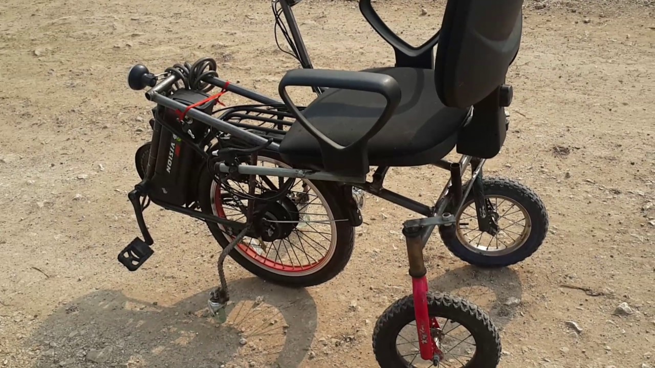 wheelchair from an electric bicycle