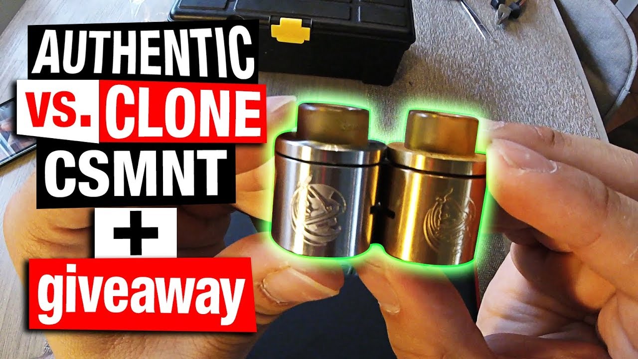 AUTHENTIC VS. CLONE: CSMNT RDA comparison + TFV8 