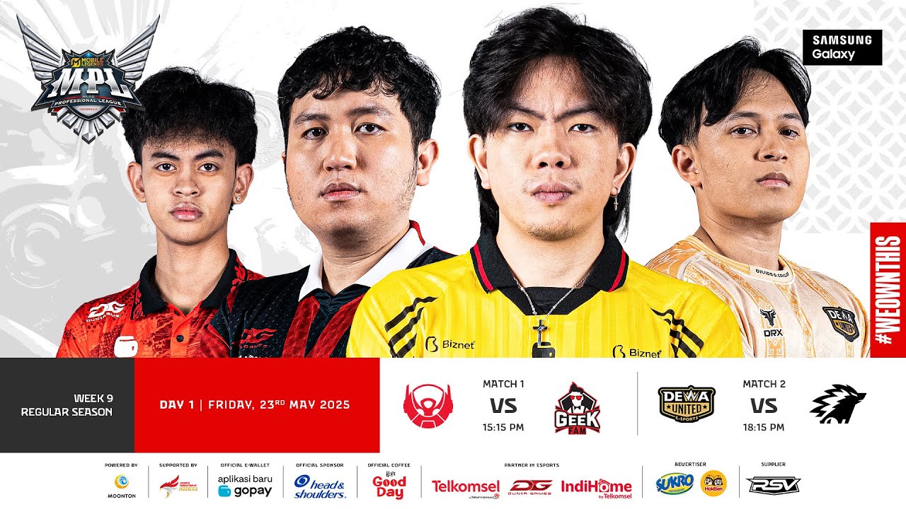 🔴 LIVE | MPL ID S15 | Regular Season Day 1 Week 9 | English