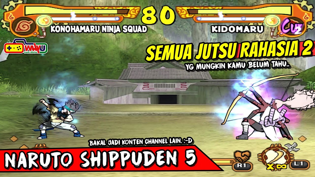 JUTSU RAHASIA Semua Karakter di Game NARUTO ULTIMATE NINJA 5 PS2 part 2