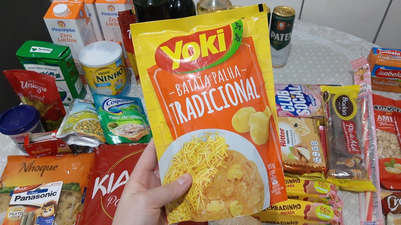 ASMR | COMPRAS DE MERCADO DO MÊS DE JULHO 