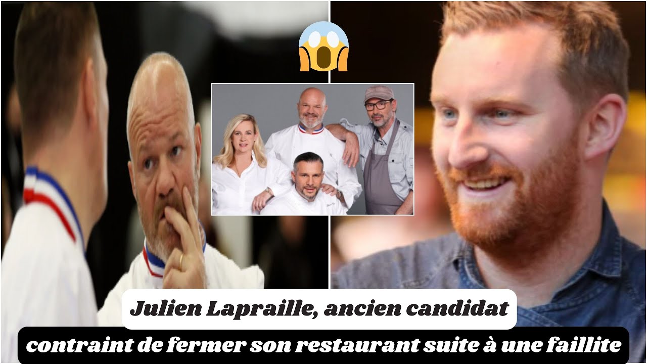 Top Chef: Julien Lapraille, ancien candidat, contraint de fermer son restaurant suite &agrave; une faillite