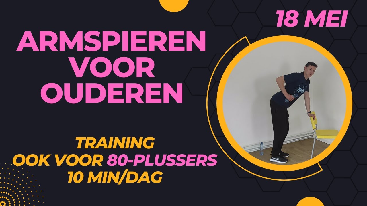 10 minuten armspieren trainen voor senioren (of beginners)