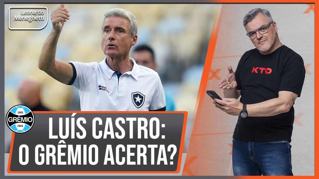 O Gr&ecirc;mio acerta na investida no treinador portugu&ecirc;s Lu&iacute;s Castro?