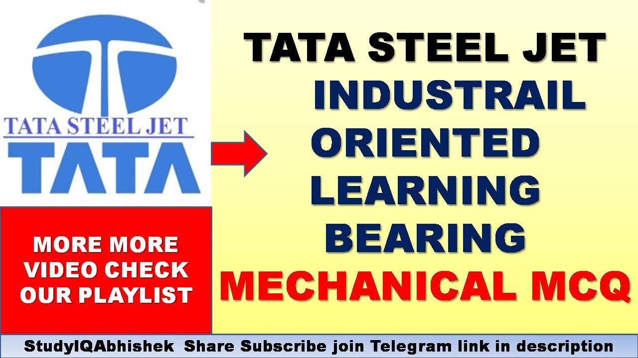 TATASTEEL JET ||INDUSTRIAL ORIENTED LEARNING MCQ|| MECHANICAL( SSC JE , UPSSSC JE )||StudyIQAbhishek
