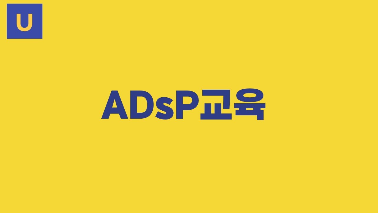 [아이티어스 Y-대학교] ADsP교육