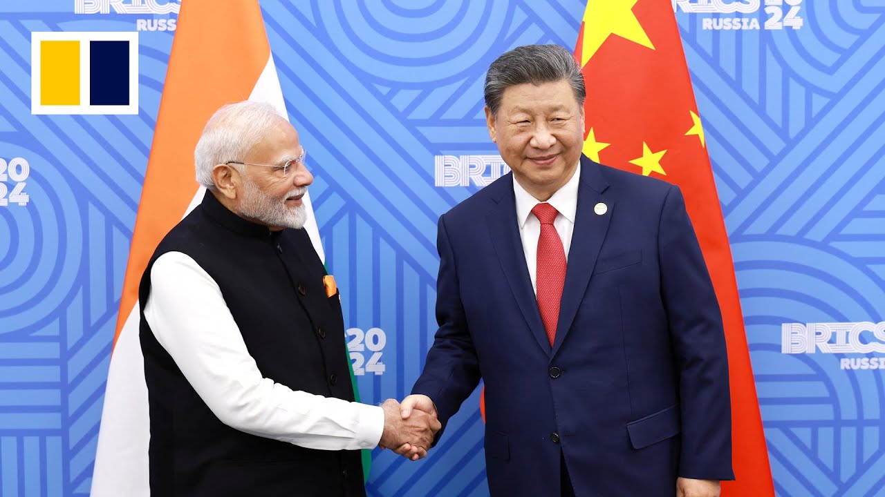 Xi and Modi hold first formal talk in years at Brics summit