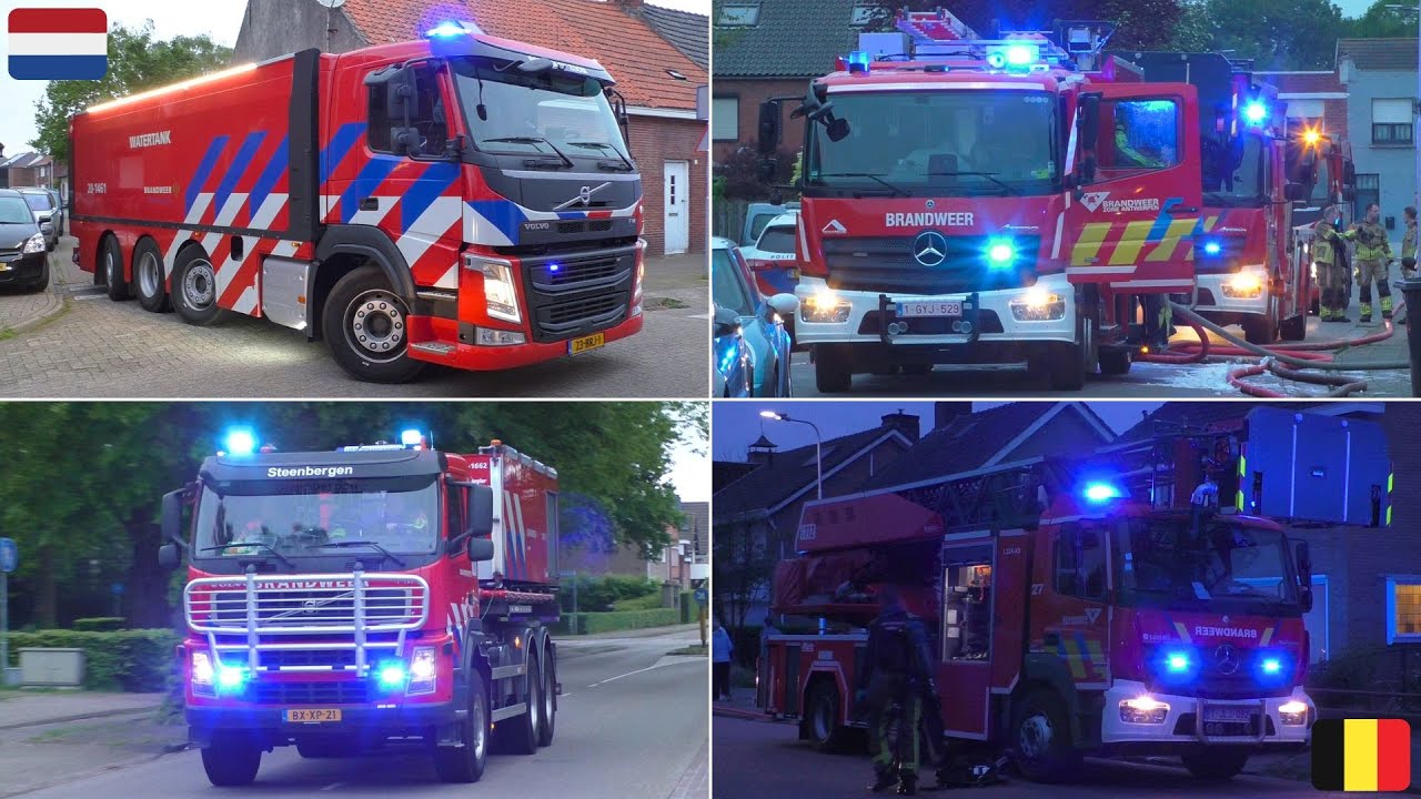 [Internationale samenwerking] Vele Hulpdiensten groots ingezet voor Grote Schuurbrand in Putte (NL)!