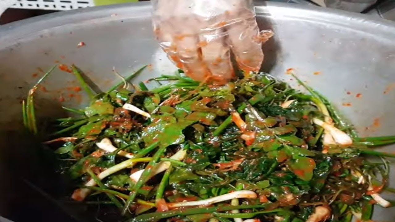 30년이상 한식 맛집 할머니가, 알려주신 '고들빼기 김치' 황금 레시피