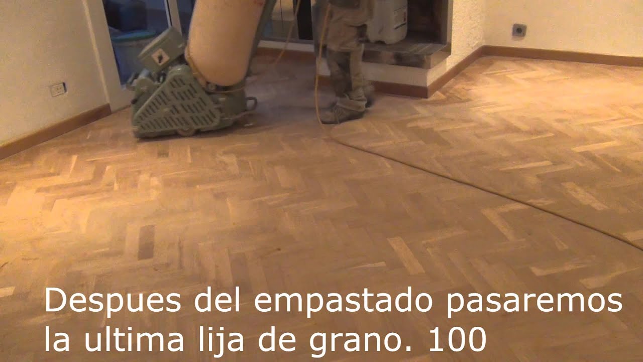 Restauraci&oacute;n de un parquet