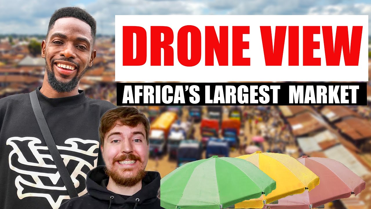 Drone Footage of Zaki Biam, The Largest Yam Market in Africa