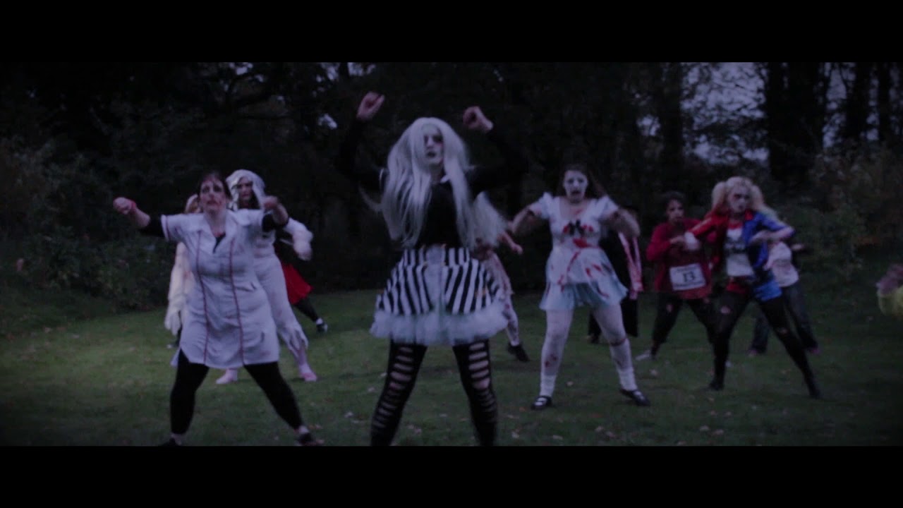 RockFit Halloween Zombie Flash Mob at DartMoor Zoo