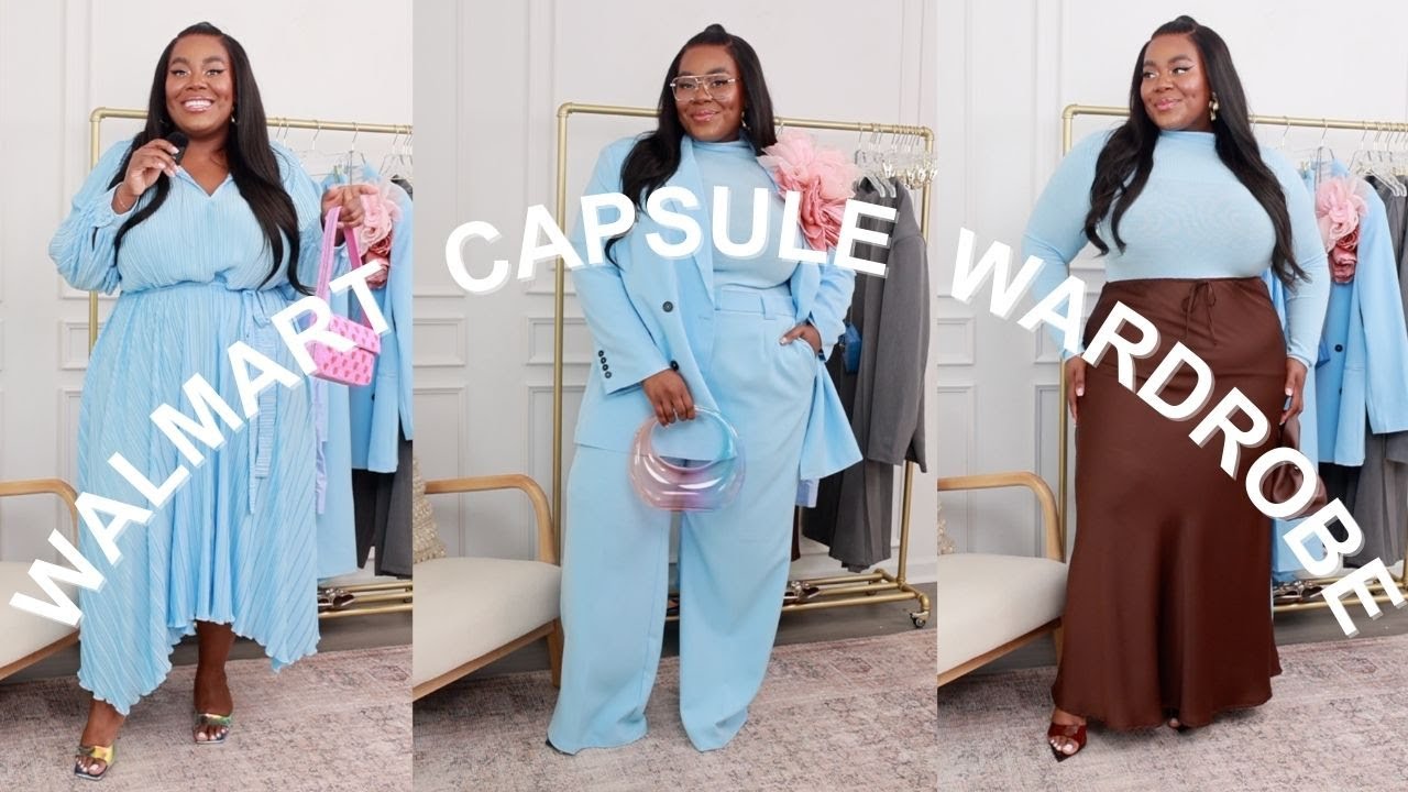 🦋 Plus Size Affordable Spring Capsule Wardrobe from Walmart! 🦋
