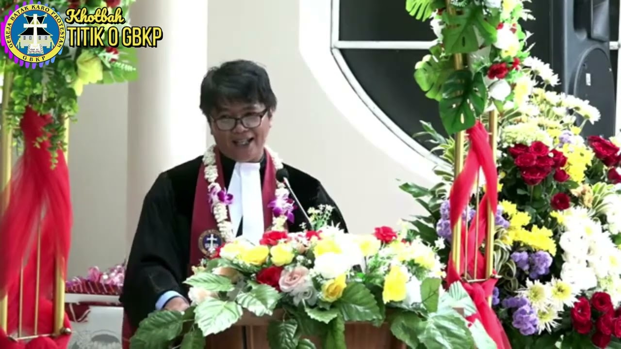 Pdt Krismas Imanta Barus di PERESMIAN RUMAH PKPW GBKP Runggun Surabaya Part 2