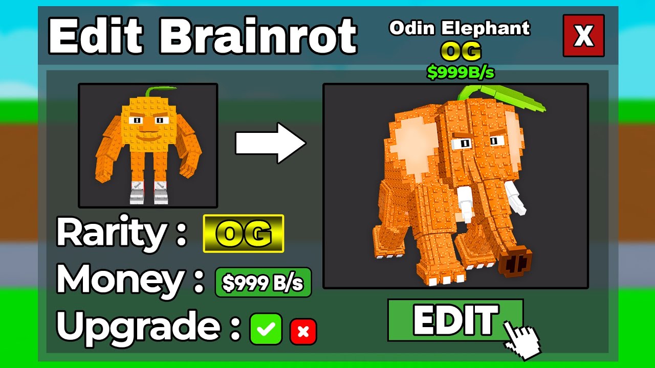 Steal A Brainrot, But You Can EDIT Brainrots!
